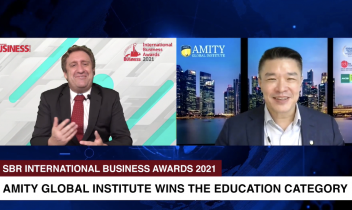 Amity Global Institute wins SBR International Business Award for Education